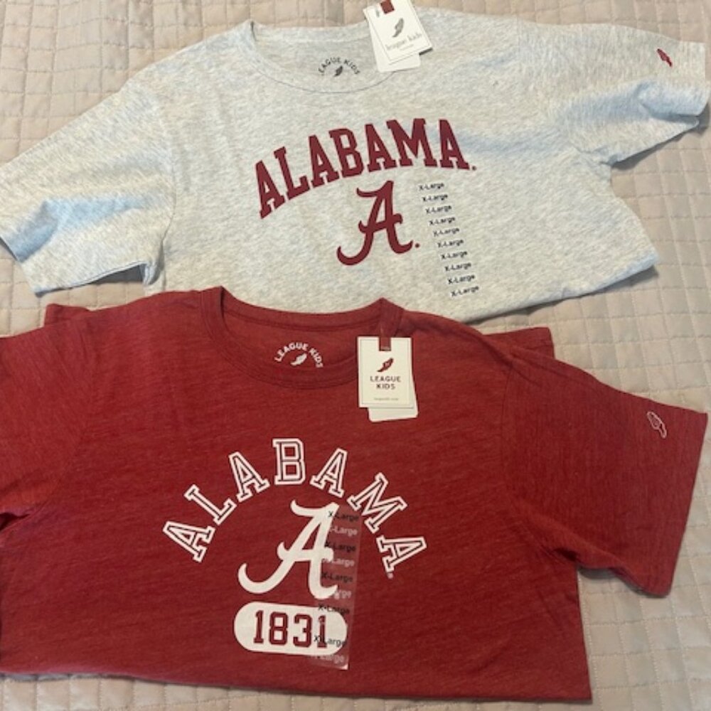 LEAGUE KIDS ALABAMA YOUTH XL SHIRTS